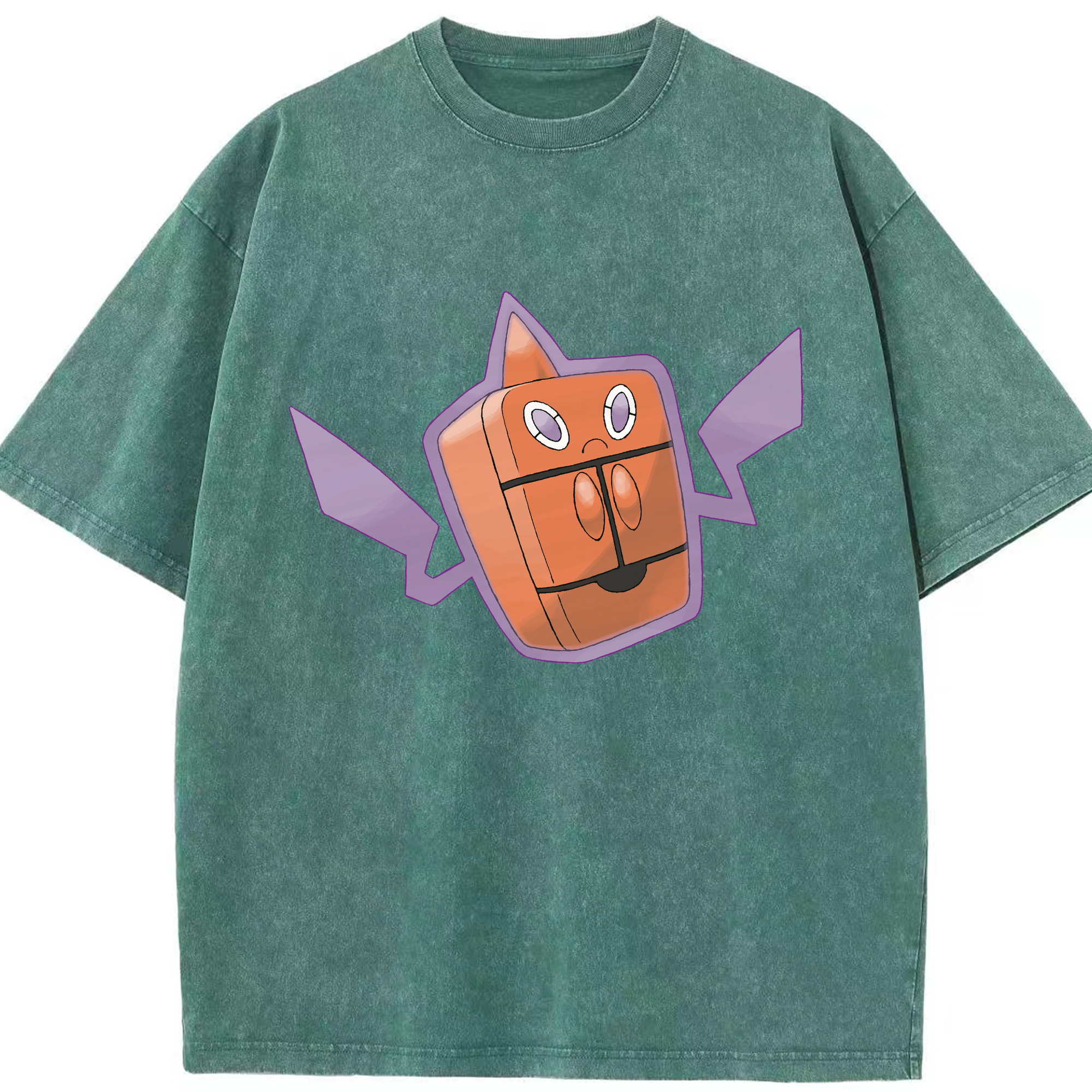 （画像用） ポケットモンスター Pokémon 綿100% ヴィンテージ風 半袖Tシャツ（フロントプリント）